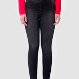 Jeans Súper Skinny Negro para Mujer - Katia