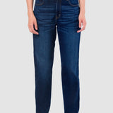 Jeans Relaxed Azul Oscuro para Mujer - Emotion
