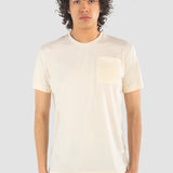 Playera Beige Regular para Hombre - Bolsillo