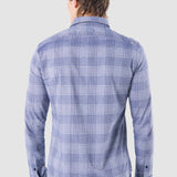Camisa Azul Claro Slim para Hombre - Manga Larga
