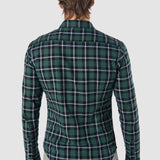 Camisa Verde Slim para Hombre - Multicolor