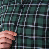 Camisa Verde Slim para Hombre - Multicolor