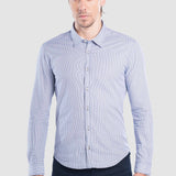 Camisa Azul Claro Slim para Hombre - Multicolor