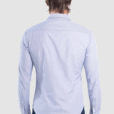 Camisa Azul Claro Slim para Hombre - Multicolor