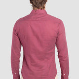 Camisa Rojo Slim para Hombre - Multicolor
