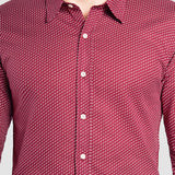 Camisa Rojo Slim para Hombre - Multicolor