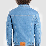 Chamarra Regular Azul Claro para Hombre - Capitonada