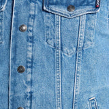 Chamarra Regular Azul Claro para Hombre - Capitonada