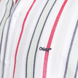 Camisa Blanco Regular para Hombre - Rayas