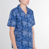 Camisa Azul Regular para Hombre - Tropical