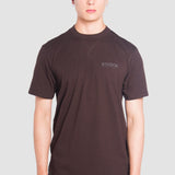 Playera Café Oscuro Regular para Hombre - Manga Corta
