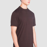 Playera Café Oscuro Regular para Hombre - Manga Corta