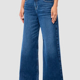 Jeans Amplio Azul para Mujer - Wide Leg