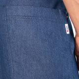 Jeans Amplio Azul Oscuro para Mujer - Wide Leg