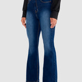 Jeans Acampanado Azul Oscuro para Mujer - Ruby