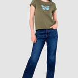 Jeans Relaxed Azul Oscuro para Mujer - Emotion