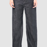 Jeans Baggy Negro para Mujer - Addiction