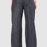 Jeans Baggy Negro para Mujer - Addiction