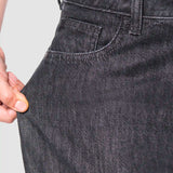 Jeans Baggy Negro para Mujer - Addiction