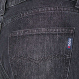 Jeans Baggy Negro para Mujer - Addiction