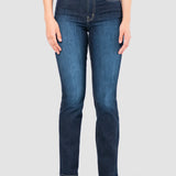 Jeans Straight Azul Oscuro para Mujer - Atraction