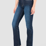 Jeans Straight Azul Oscuro para Mujer - Atraction