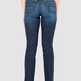 Jeans Straight Azul Oscuro para Mujer - Atraction