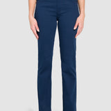 Pantalón Straight Azul Marino para Mujer - Atraction