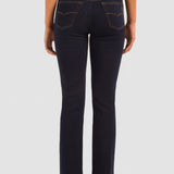 Jeans Straight Azul Marino para Mujer - Atraction