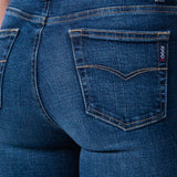 Jeans Straight Azul para Mujer - Atraction