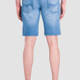 Bermuda Azul Claro Slim para Hombre - Mezclilla