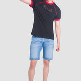 Bermuda Azul Claro Slim para Hombre - Mezclilla