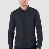 Camisa Negro Slim para Hombre - Multicolor
