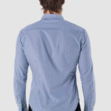 Camisa Azul Slim para Hombre - Multicolor