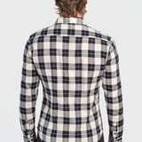 Camisa Beige Slim para Hombre - Multicolor