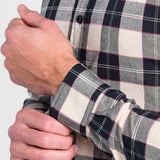 Camisa Beige Slim para Hombre - Multicolor