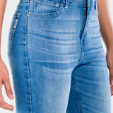 Jeans Capri Slim Azul Claro para Mujer