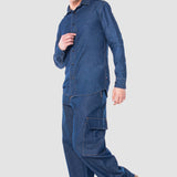 Jeans Baggy Azul Oscuro para Hombre - Cargo