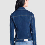 Chamarra Slim Azul para Mujer - Vaquera