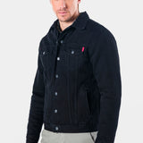Chamarra Regular Negro para Hombre - Capitonada