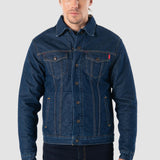 Chamarra Regular Azul Oscuro para Hombre - Capitonada