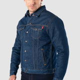 Chamarra Regular Azul Oscuro para Hombre - Capitonada