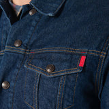 Chamarra Regular Azul Oscuro para Hombre - Capitonada