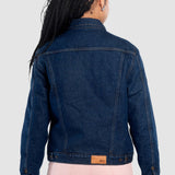 Chamarra Regular Azul para Mujer - Capitonada
