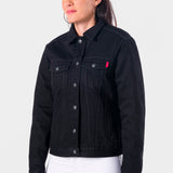Chamarra Regular Negro para Mujer - Capitonada