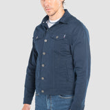Chamarra Slim Azul Marino para Hombre - Vaquera