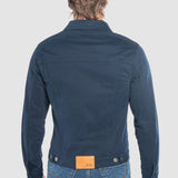 Chamarra Slim Azul Marino para Hombre - Vaquera