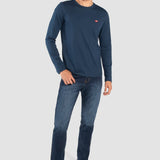 Playera Slim Azul Marino para Hombre - Champion