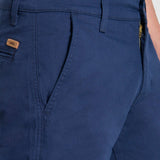 Pantalón Regular Azul Oscuro para Hombre - Chinos