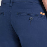 Pantalón Regular Azul Oscuro para Hombre - Chinos